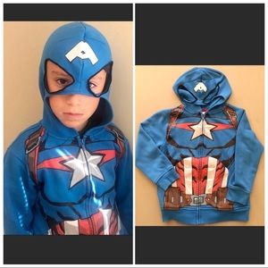 MARVEL AVENGERS Captain America Hoodie- Small